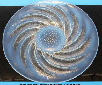 Rene Lalique Poissons Dish 