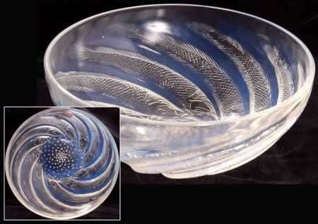 R. Lalique Poissons Bowl