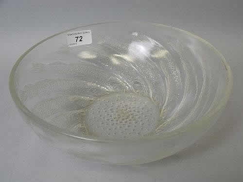 Rene Lalique Poissons Coupe 