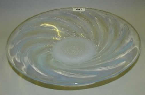 Rene Lalique Poissons Plate 