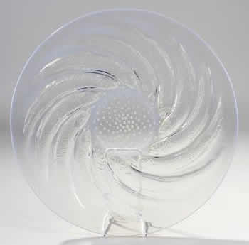 Rene Lalique Poissons Plate 
