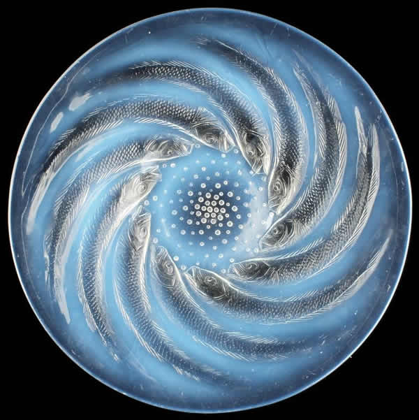 R. Lalique Poissons Plate