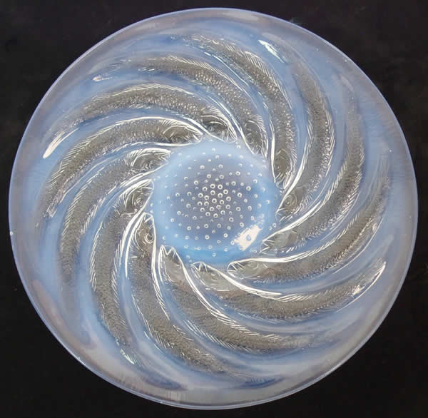 Rene Lalique Poissons Plate 