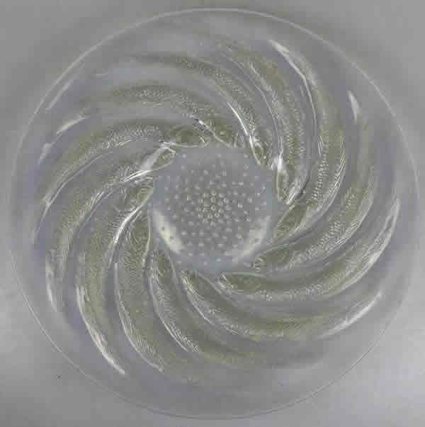 Rene Lalique Poissons Plate 