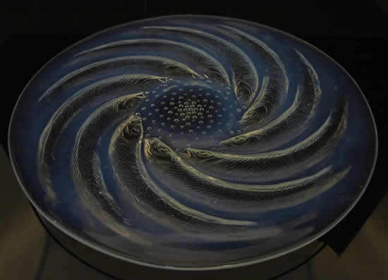 R. Lalique Poissons Plate