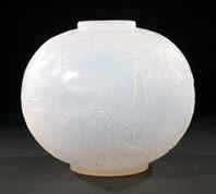 R. Lalique Poissons Vase