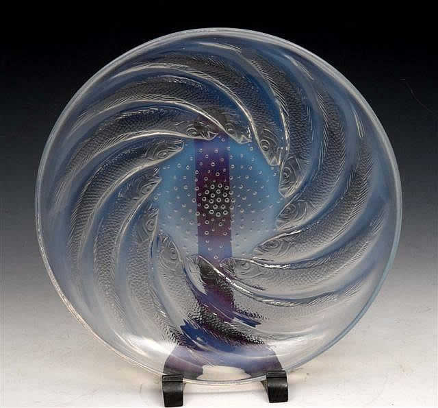 Rene Lalique Poissons Bowl 