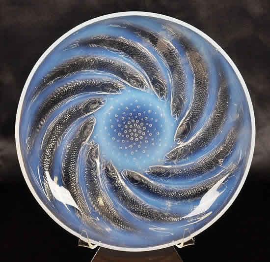Rene Lalique Poissons Bowl 