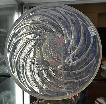 Rene Lalique Poissons Bowl 
