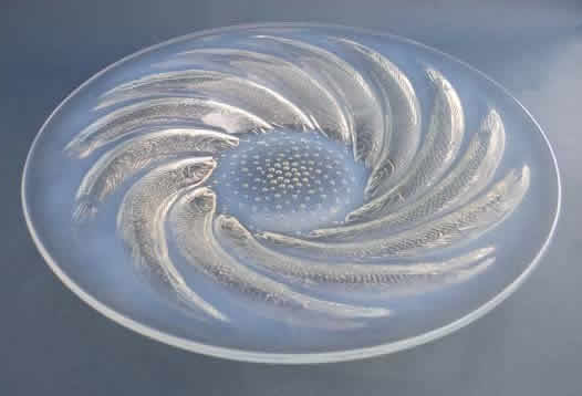 Rene Lalique Poissons Shallow Bowl 