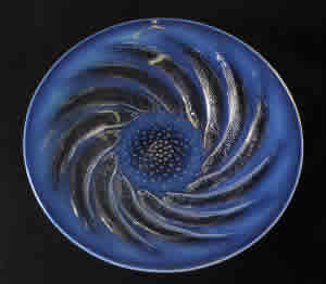 Rene Lalique Poissons Bowl 