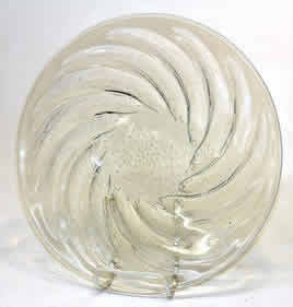 Rene Lalique Poissons Opalescent Plate 