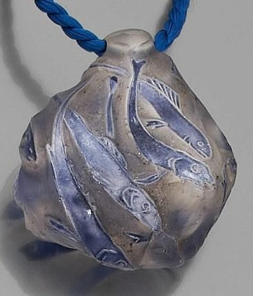 R. Lalique Poissons Pendant