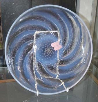 Rene Lalique Poissons Shallow Bowl 
