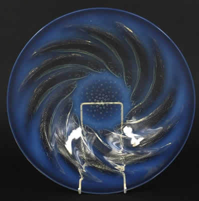 Rene Lalique Poissons Shallow Bowl 