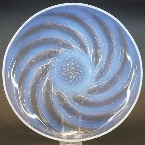 Rene Lalique Poissons Plate 