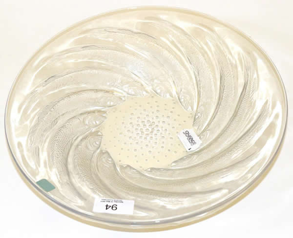 Rene Lalique Poissons Shallow Bowl 