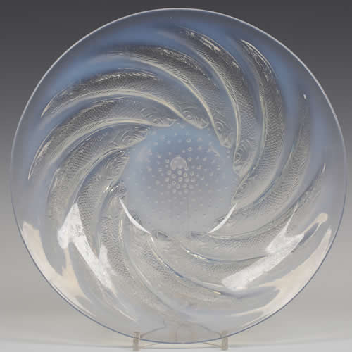 Rene Lalique Poissons Shallow Bowl 