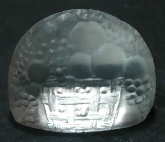 R. Lalique Pommes Menu Card Holder