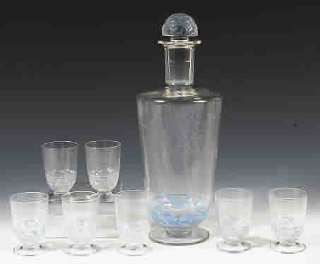 R. Lalique Pouilly Decanter