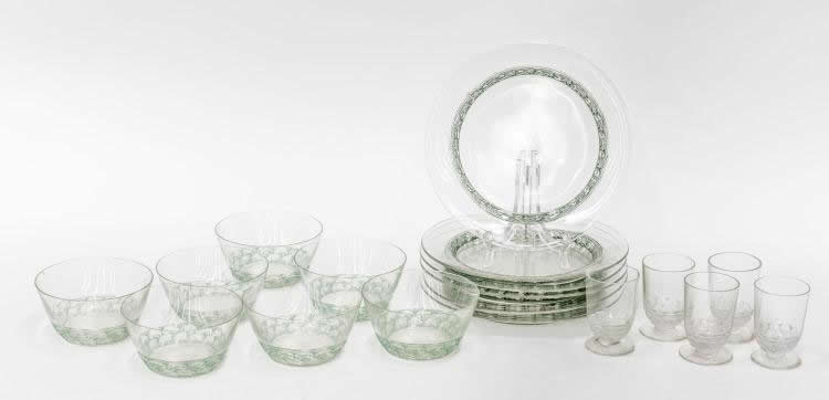 R. Lalique Pouilly Tableware