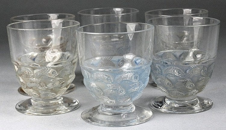 Rene Lalique Pouilly Tot Glass 