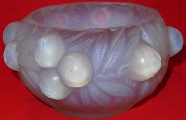 R. Lalique Prunes Vase