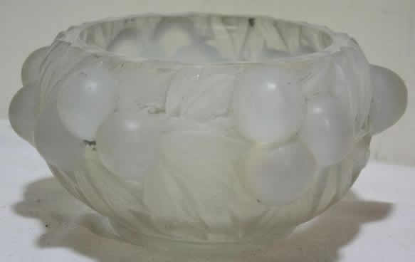 R. Lalique Prunes Vase