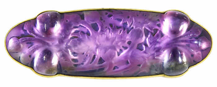 R. Lalique Quatre Cabochons Bluets Brooch