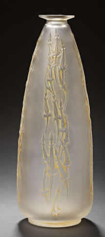 Rene Lalique Quatre Groupes De Lezards Vase