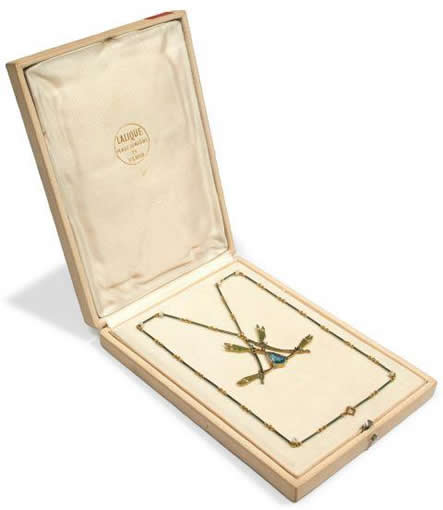 R. Lalique Quatre Libellules-2 Pendant