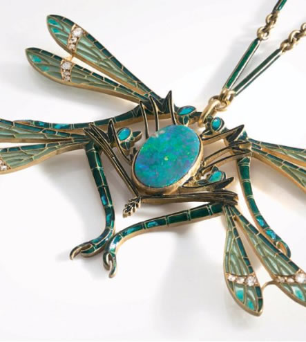 R. Lalique Quatre Libellules-4 Pendant