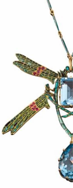 R. Lalique Quatre Libellules-3 Pendant