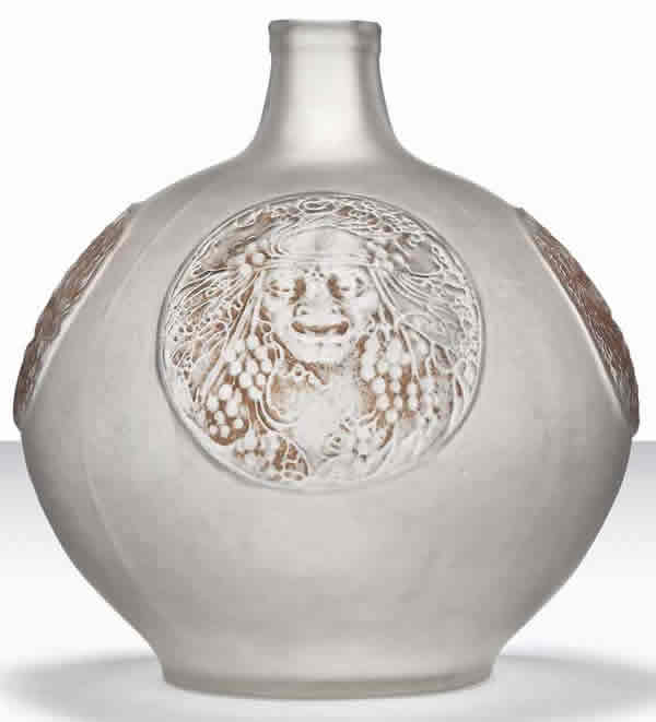 R. Lalique Quatre Masques Vase