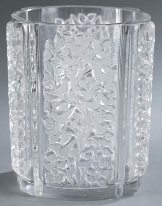 R. Lalique Quatre Panneaux Vase