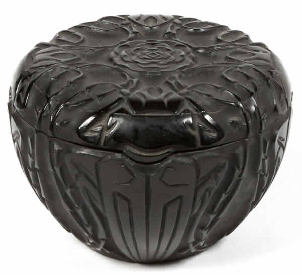 R. Lalique Quatre Scarabees Covered Box