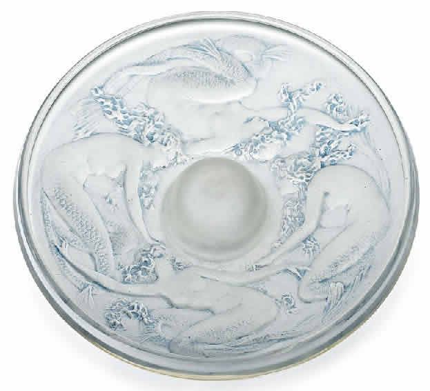 R. Lalique Quatre Sirenes Inkwell