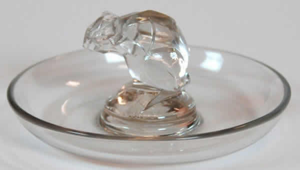 R. Lalique Rabbit Ashtray