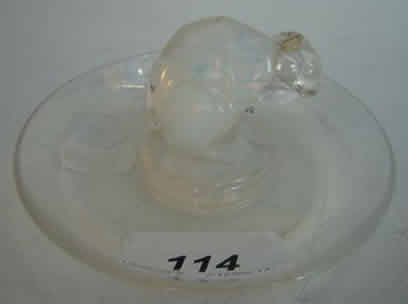 R. Lalique Rabbit Ashtray