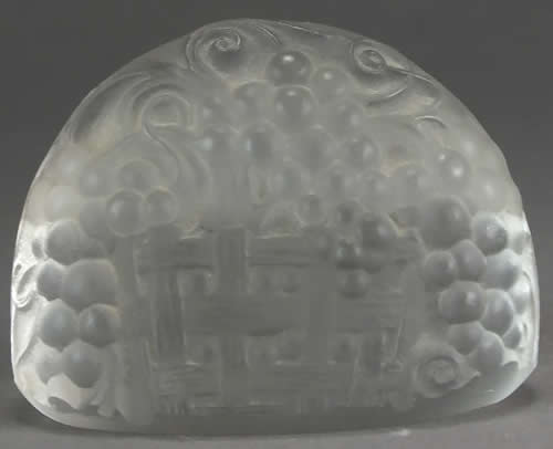 R. Lalique Raisins Porte-Menu