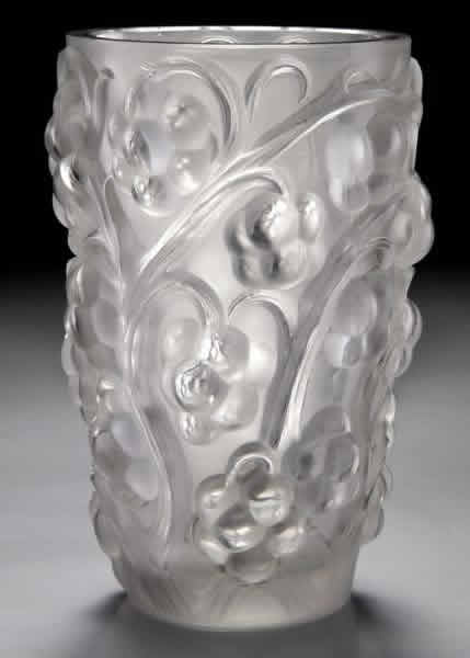 R. Lalique Raisins Vase
