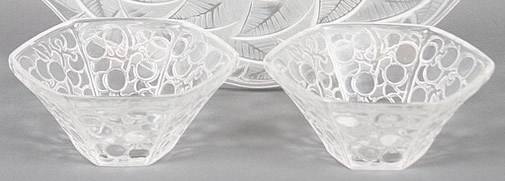 R. Lalique Raisins Six Pans Bowl