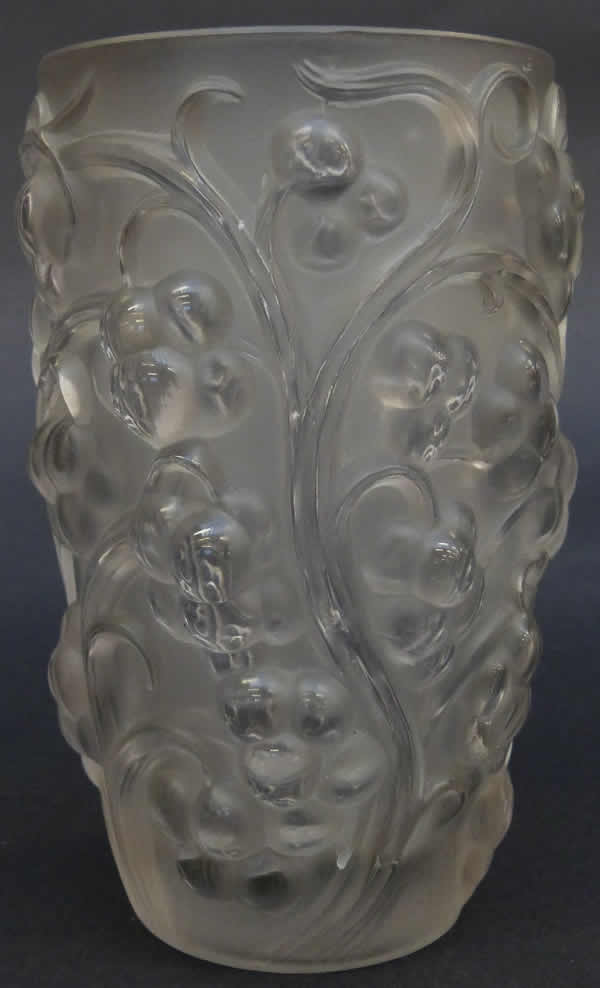 R. Lalique Raisins Vase