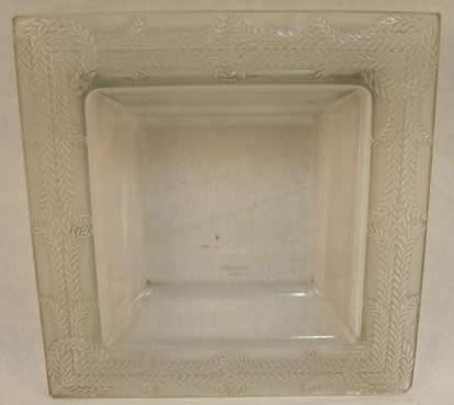 R. Lalique Rameaux Square Bowl