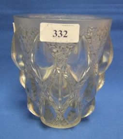 R. Lalique Rampillon Vase