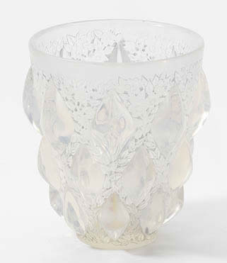 R. Lalique Rampillon Vase