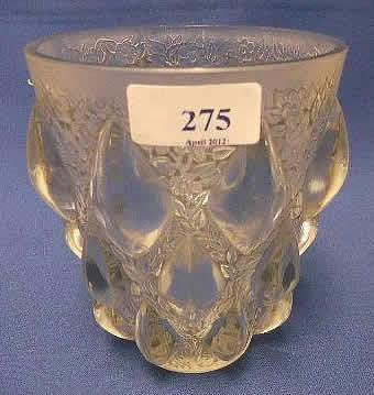 R. Lalique Rampillon Vase