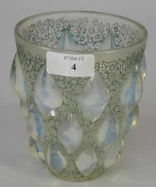 R. Lalique Rampillon Vase