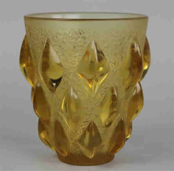 R. Lalique Rampillon Vase