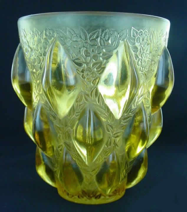R. Lalique Rampillon Vase